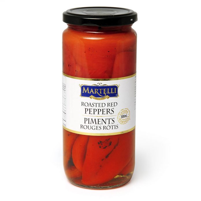 Martelli Roasted Red Peppers 500mL MAR0200